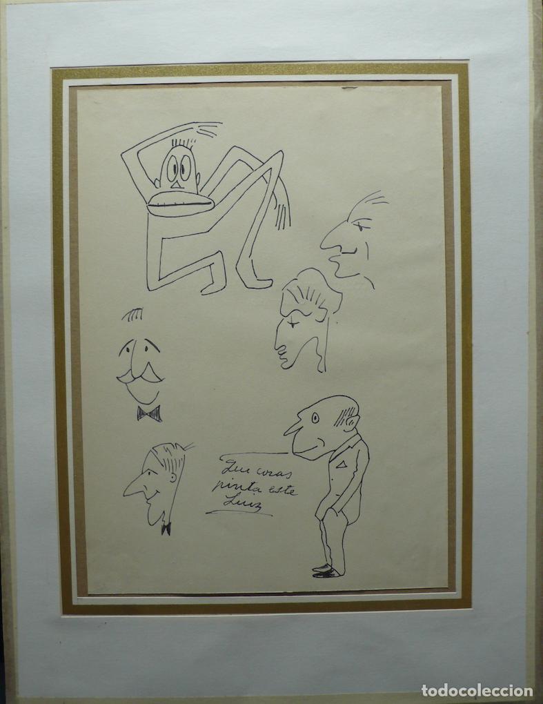 Arte: DIBUJO ORIGINAL TINTA - Foto 1