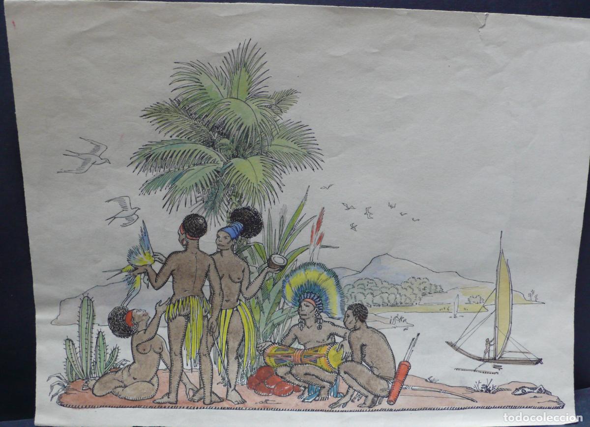 Arte: DIBUJO ORIGINAL TINTA - Foto 1