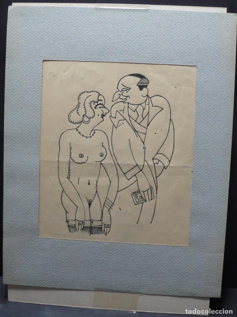 Arte: DIBUJO ORIGINAL TINTA - Foto 1