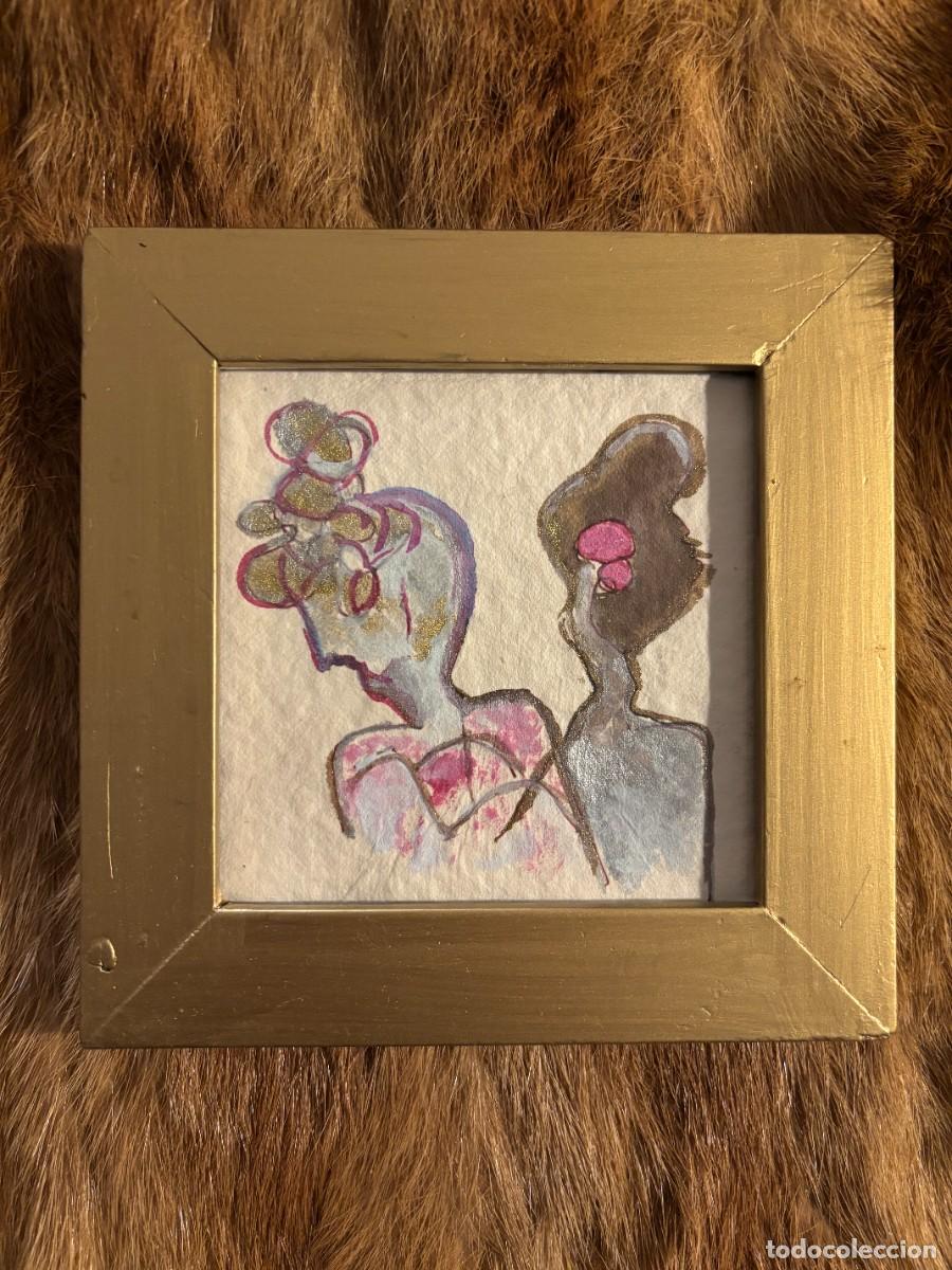 Arte: ANTIGUO MARCO: &rdquo;COLOQUIO ENTRE DOS II&rdquo; (2020). DIBUJO CONTEMPOR&Aacute;NEO EN TINTA &ndash; ANA BARJA DE QUIROGA