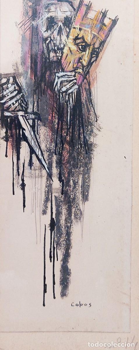 Kunst: Antonio Cobos Soto (1908-2001). Ilustraci&oacute;n para la editorial Marte, t&eacute;cnica mixta sobre papel.