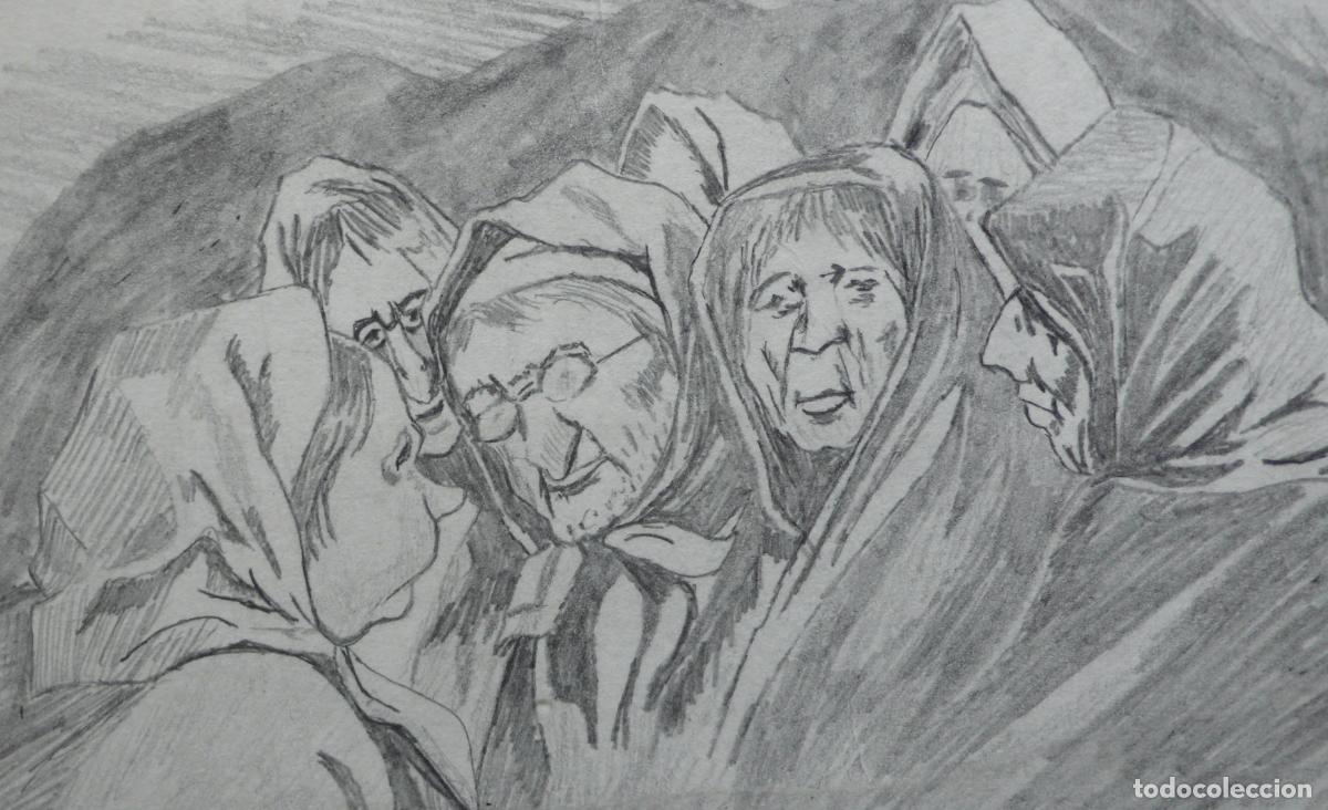 Arte: DIBUJO ORIGINAL A LAPICERO - Foto 2