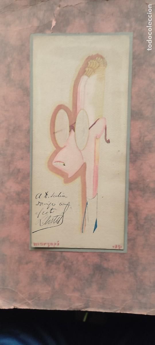 Art: Acuarela de personaje firmada marzagu a&ntilde;o 1931