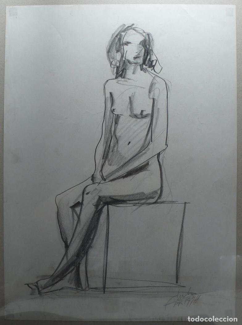 Arte: DIBUJO ORIGINAL A LAPICERO - Foto 2