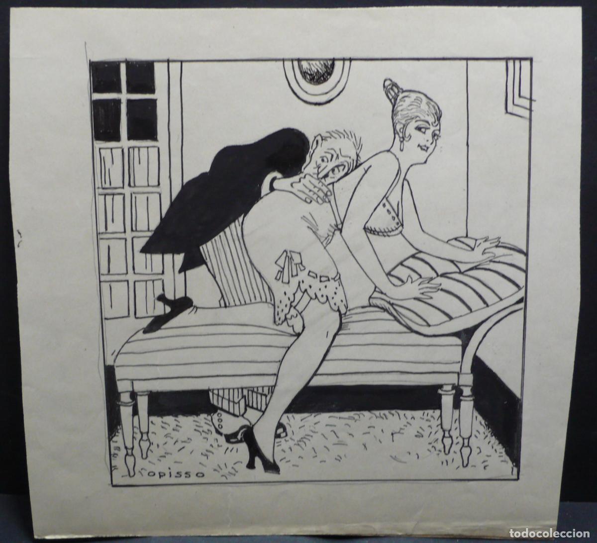 Arte: DIBUJO ORIGINAL TINTA - Foto 1