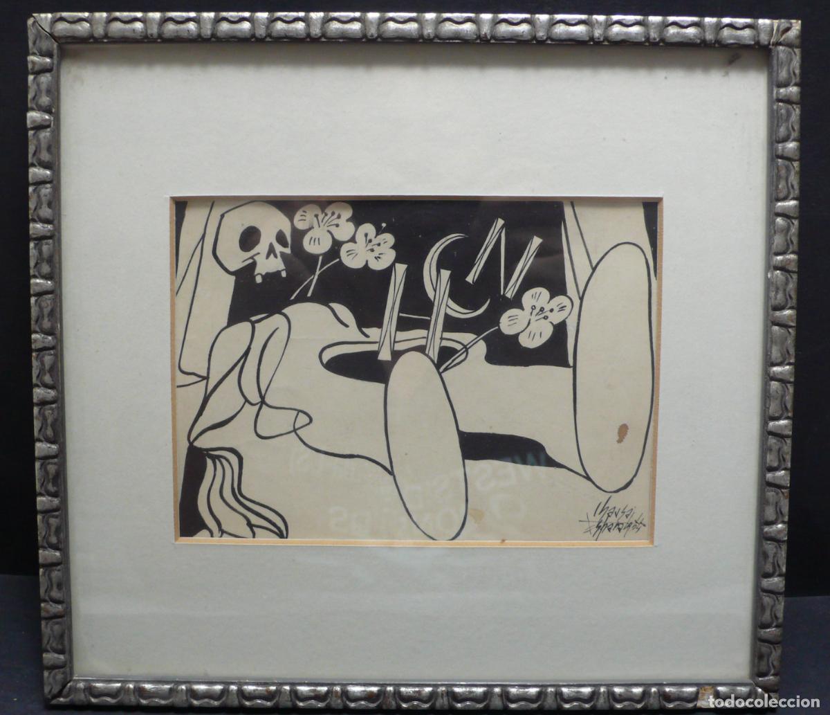 Arte: DIBUJO ORIGINAL TINTA - Foto 1