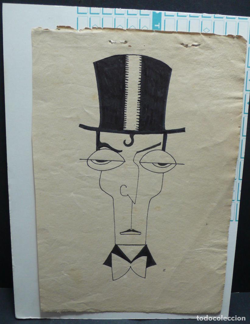Arte: DIBUJO ORIGINAL TINTA - Foto 1