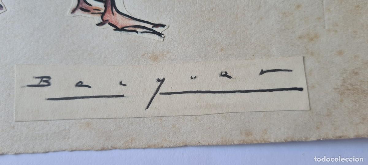 Arte: CARLOS BECQUER - &rdquo;GANSOS&rdquo; ORIGINAL FIRMADO - Foto 2