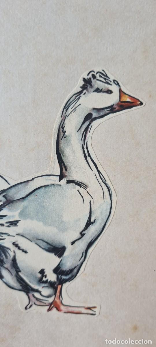 Arte: CARLOS BECQUER - &rdquo;GANSOS&rdquo; ORIGINAL FIRMADO - Foto 5