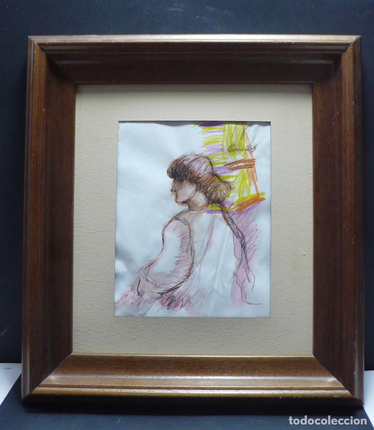 Arte: DIBUJO ORIGINAL TINTA - Foto 1