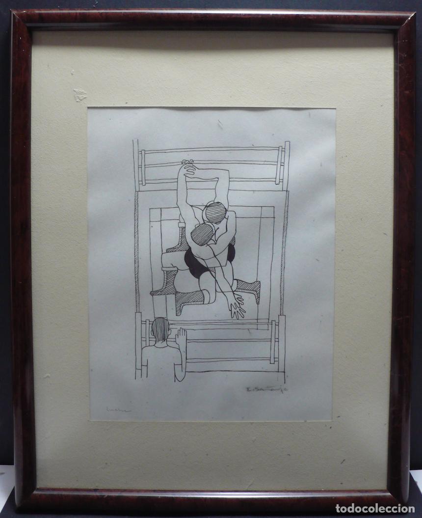 Arte: DIBUJO ORIGINAL TINTA - Foto 1
