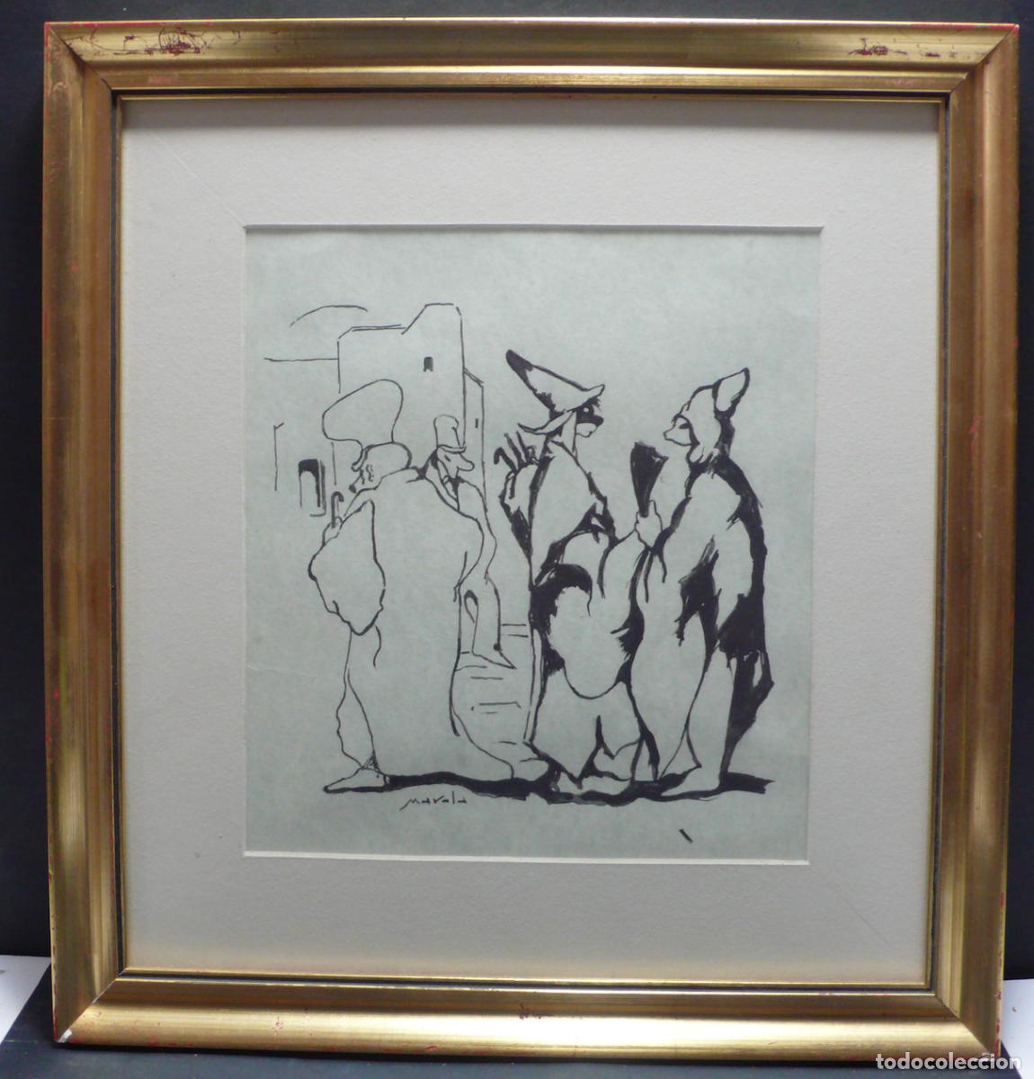Arte: DIBUJO ORIGINAL TINTA - Foto 1