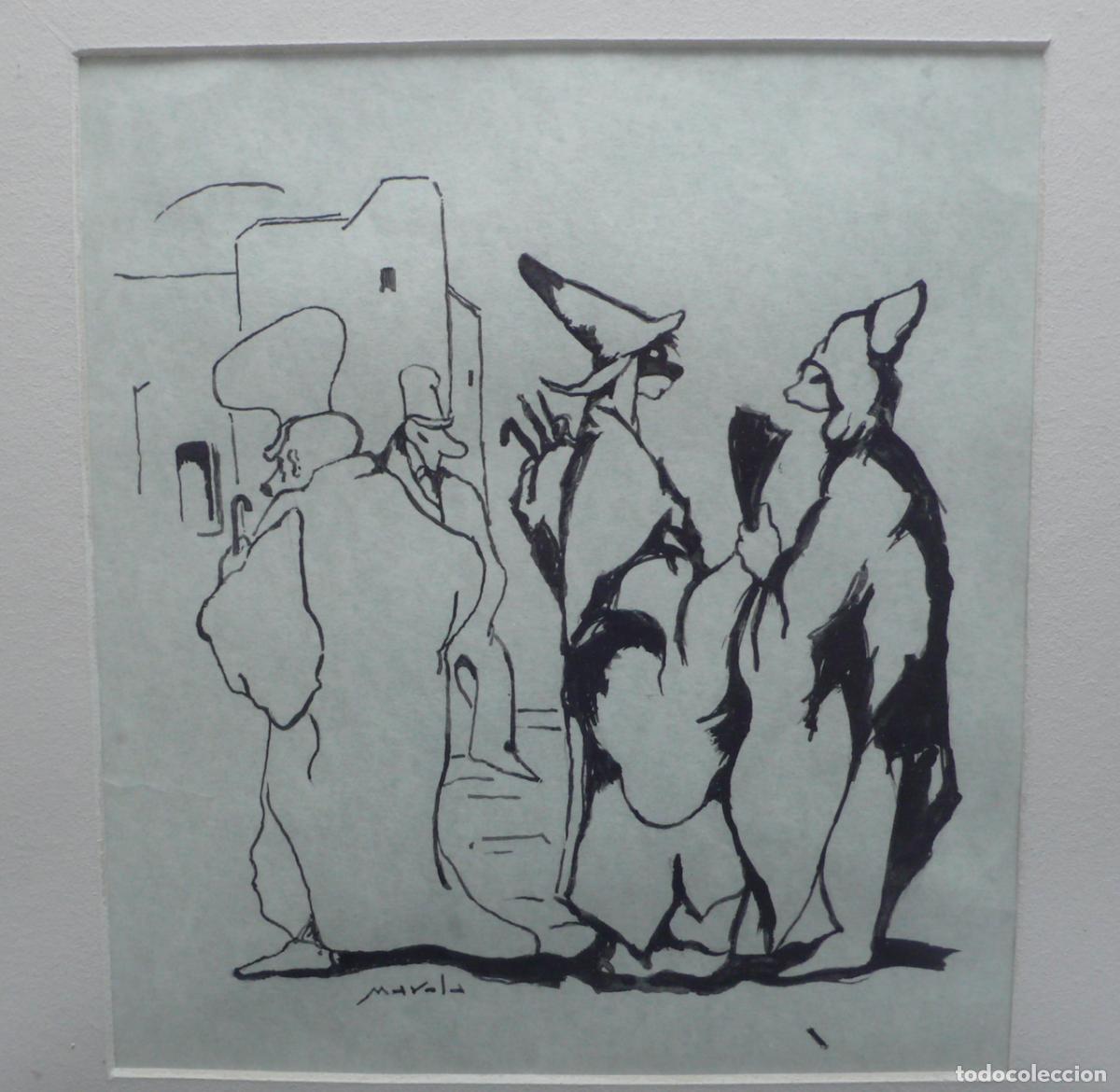 Arte: DIBUJO ORIGINAL TINTA - Foto 2