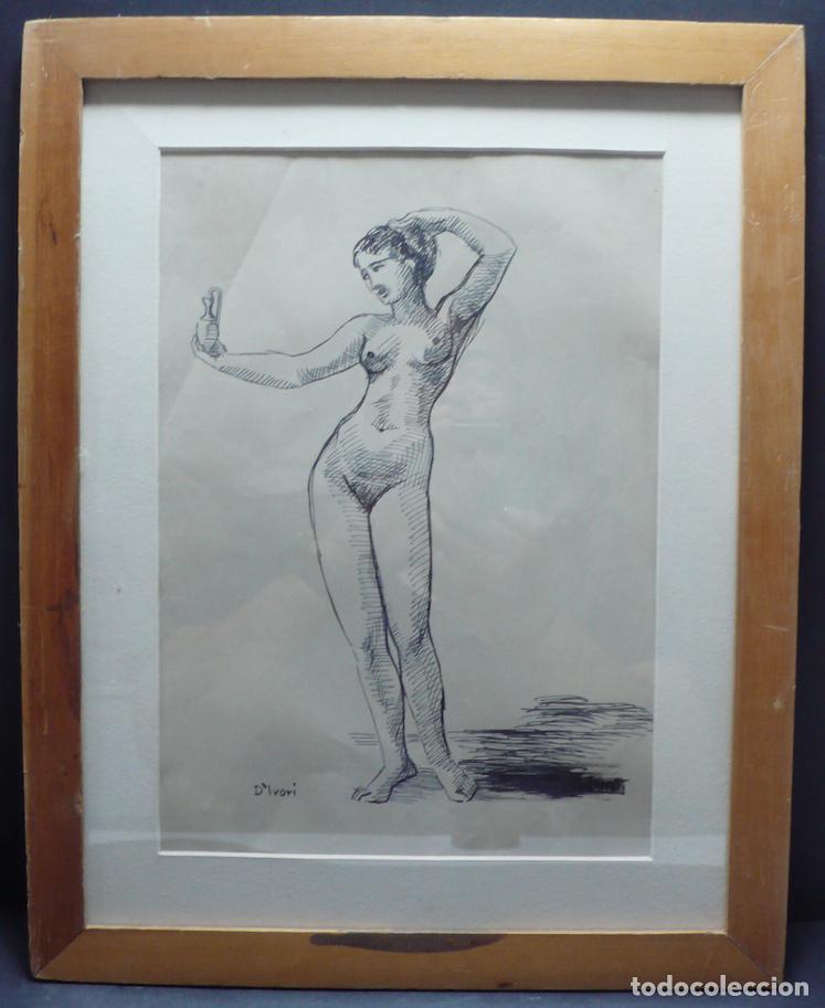 Arte: DIBUJO ORIGINAL TINTA - Foto 1