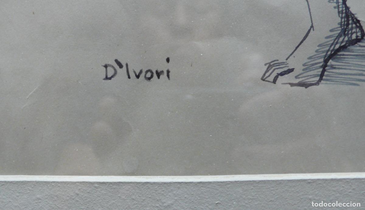 Arte: DIBUJO ORIGINAL TINTA - Foto 3