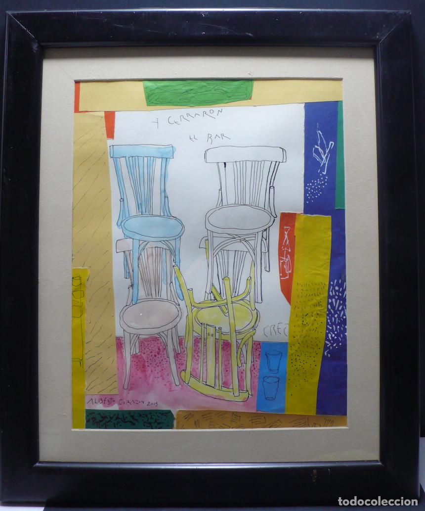 Arte: DIBUJO COLLAGE DE SILLAS - Foto 1