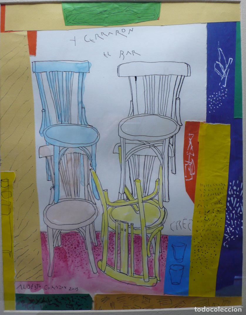 Arte: DIBUJO COLLAGE DE SILLAS - Foto 2