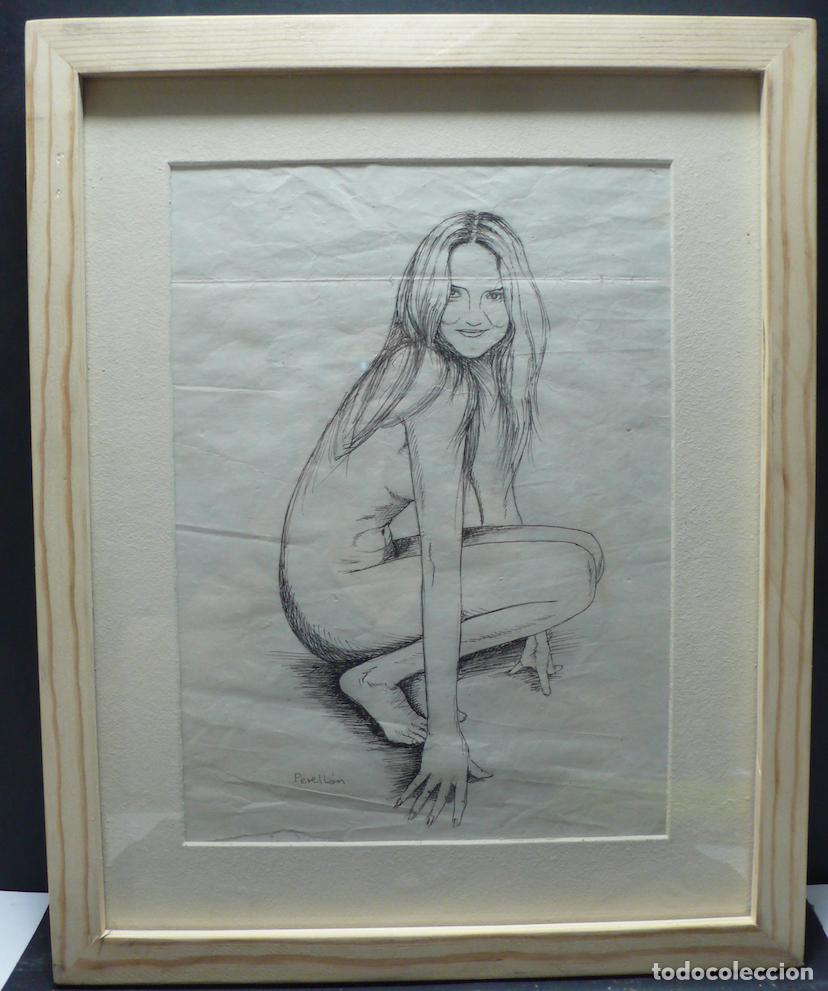 Arte: DIBUJO ORIGINAL TINTA - Foto 1