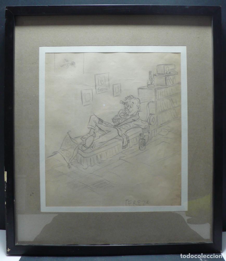 Arte: DIBUJO ORIGINAL A LAPICERO - Foto 1