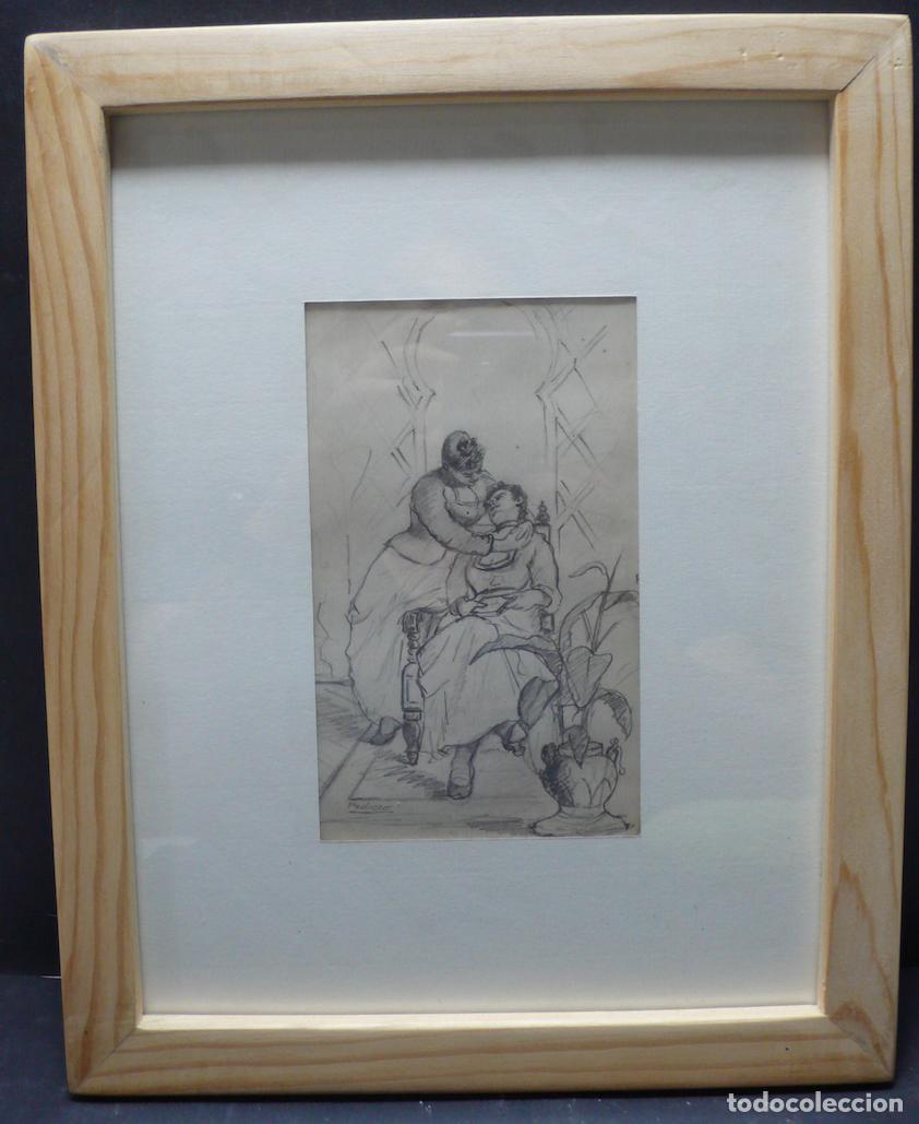 Arte: DIBUJO ORIGINAL A LAPICERO - Foto 1