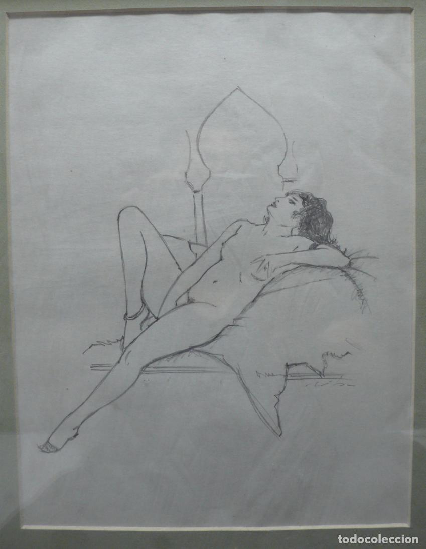 Arte: DIBUJO ORIGINAL A LAPICERO - Foto 2