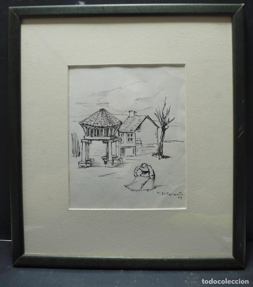 Arte: DIBUJO ORIGINAL TINTA - Foto 1