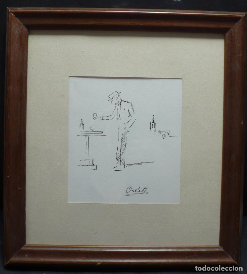 Arte: DIBUJO ORIGINAL TINTA - Foto 1