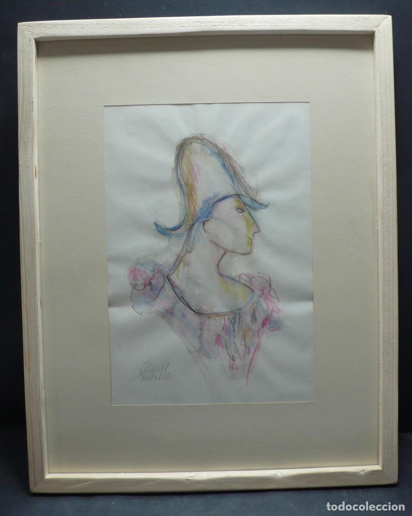 Arte: DIBUJO ORIGINAL TINTA - Foto 1