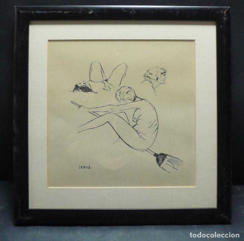 Arte: DIBUJO ORIGINAL TINTA - Foto 1