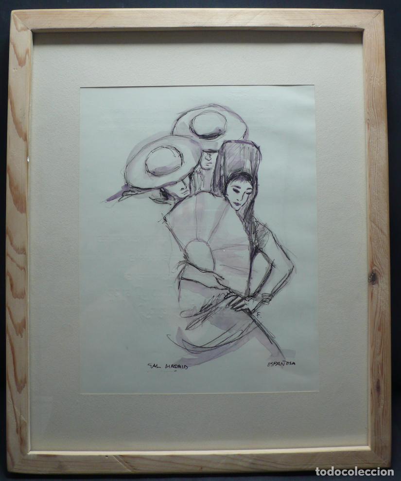 Arte: DIBUJO ORIGINAL TINTA - Foto 1