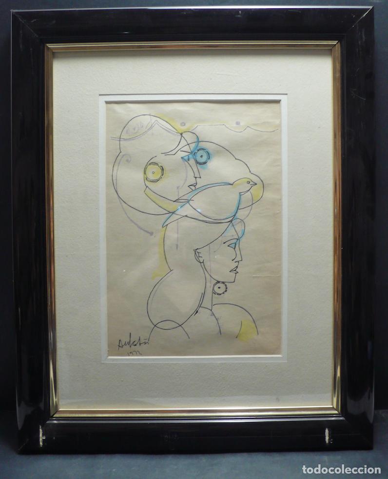 Arte: DIBUJO ORIGINAL TINTA - Foto 1