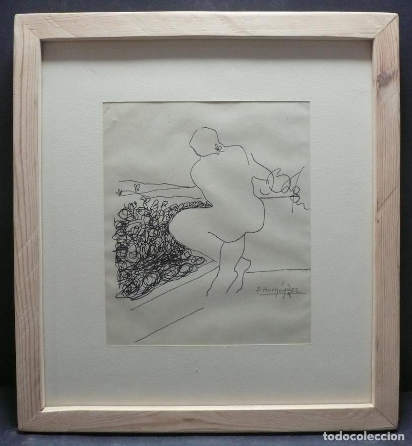 Arte: DIBUJO ORIGINAL TINTA - Foto 1