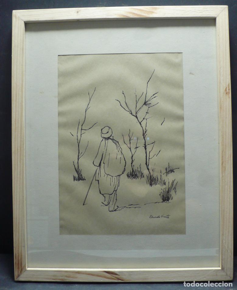 Arte: DIBUJO ORIGINAL TINTA - Foto 1