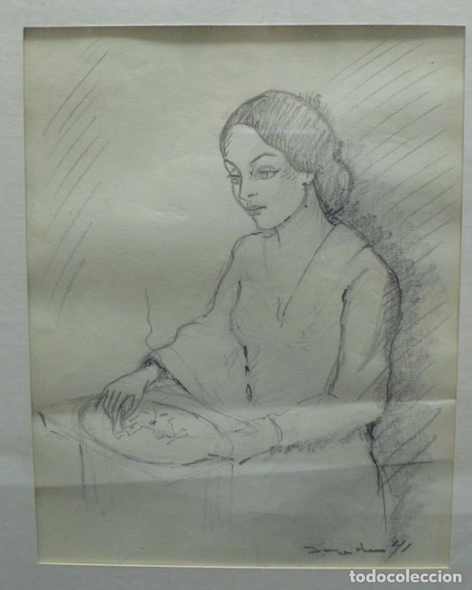 Arte: DIBUJO ORIGINAL A LAPICERO - Foto 2