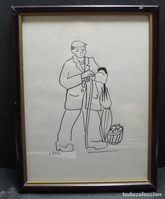 Arte: DIBUJO ORIGINAL TINTA - Foto 1
