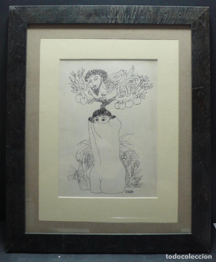 Arte: DIBUJO ORIGINAL TINTA - Foto 1