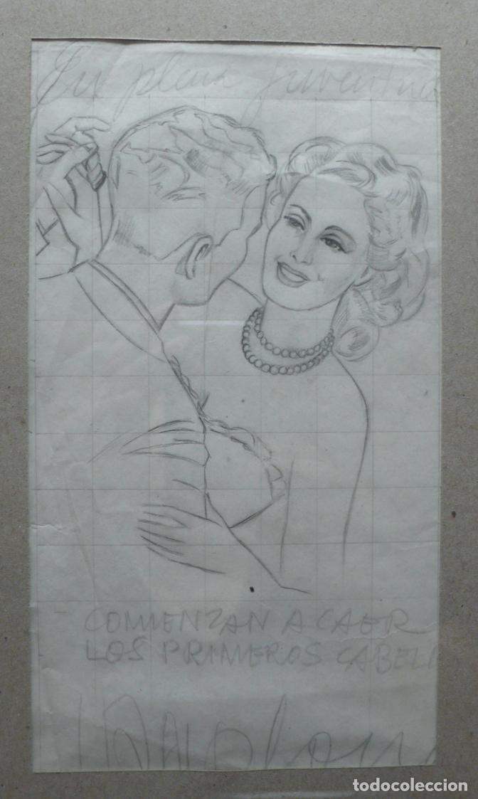 Arte: DIBUJO ORIGINAL A LAPICERO - Foto 2