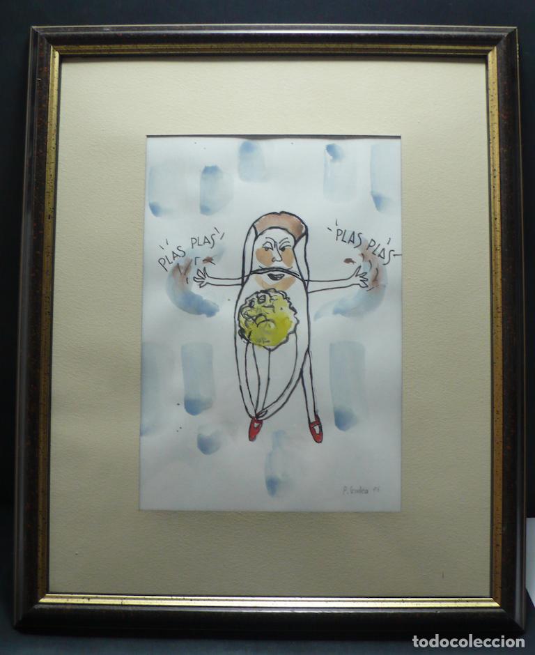 Arte: DIBUJO ORIGINAL TINTA - Foto 1