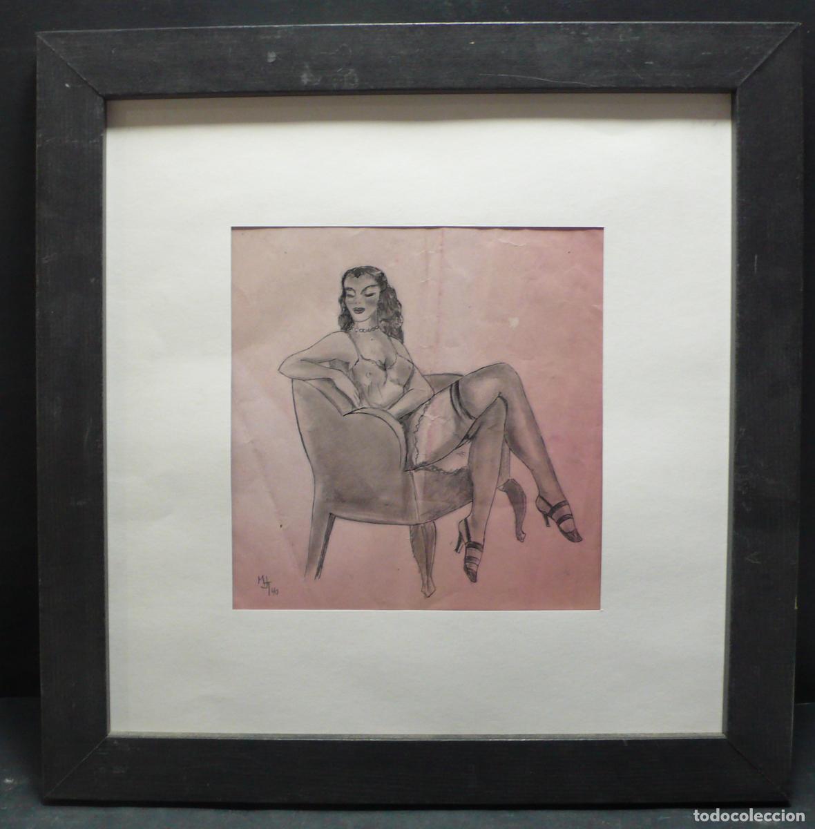 Arte: DIBUJO ORIGINAL TINTA - Foto 1