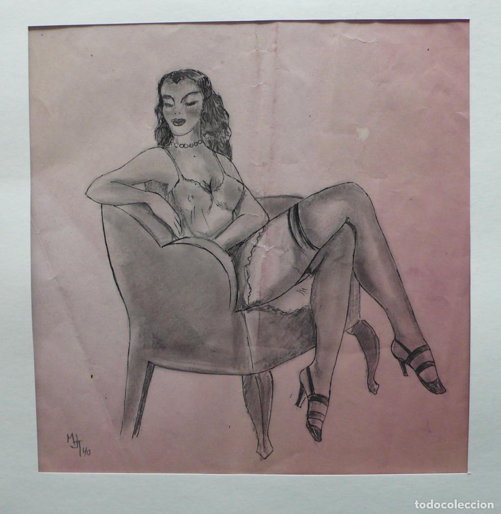 Arte: DIBUJO ORIGINAL TINTA - Foto 2