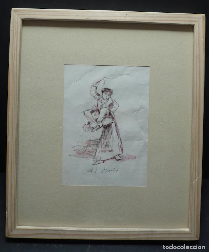 Arte: DIBUJO ORIGINAL A LAPICERO - Foto 1