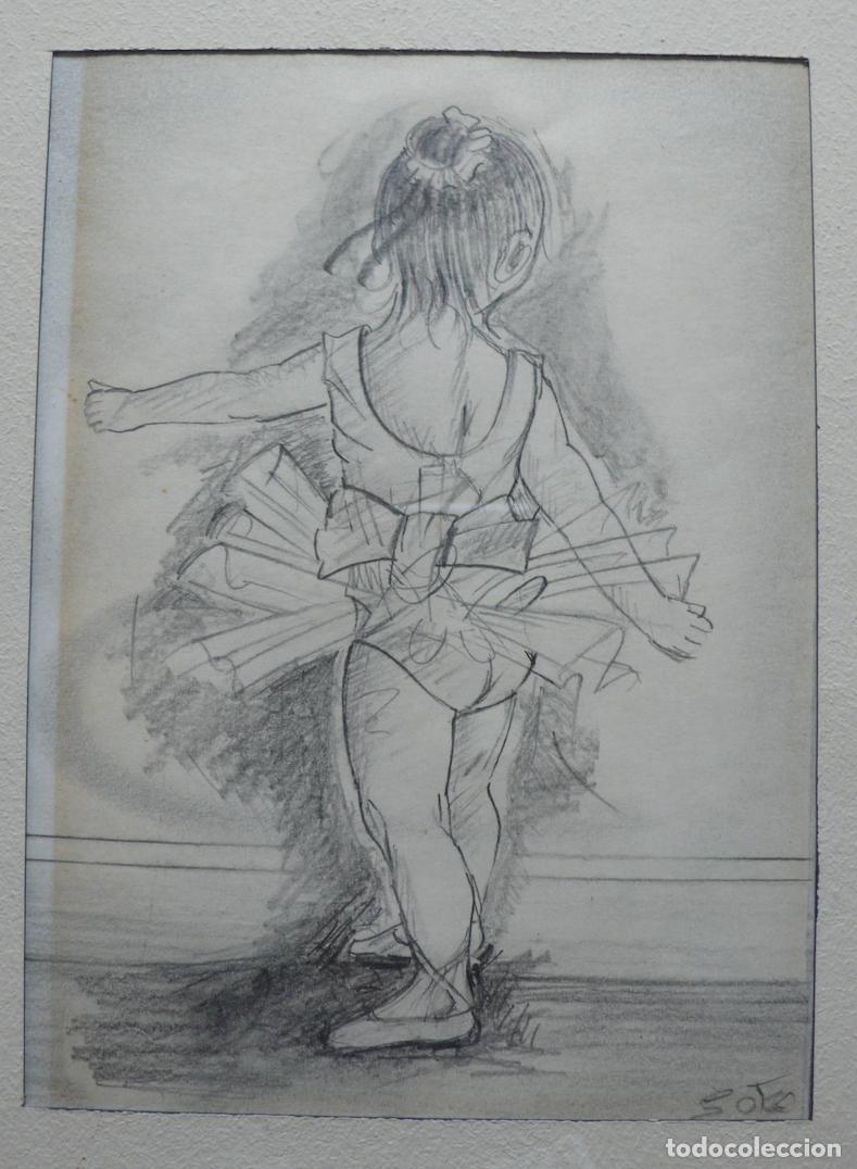 Arte: DIBUJO ORIGINAL A LAPICERO - Foto 2