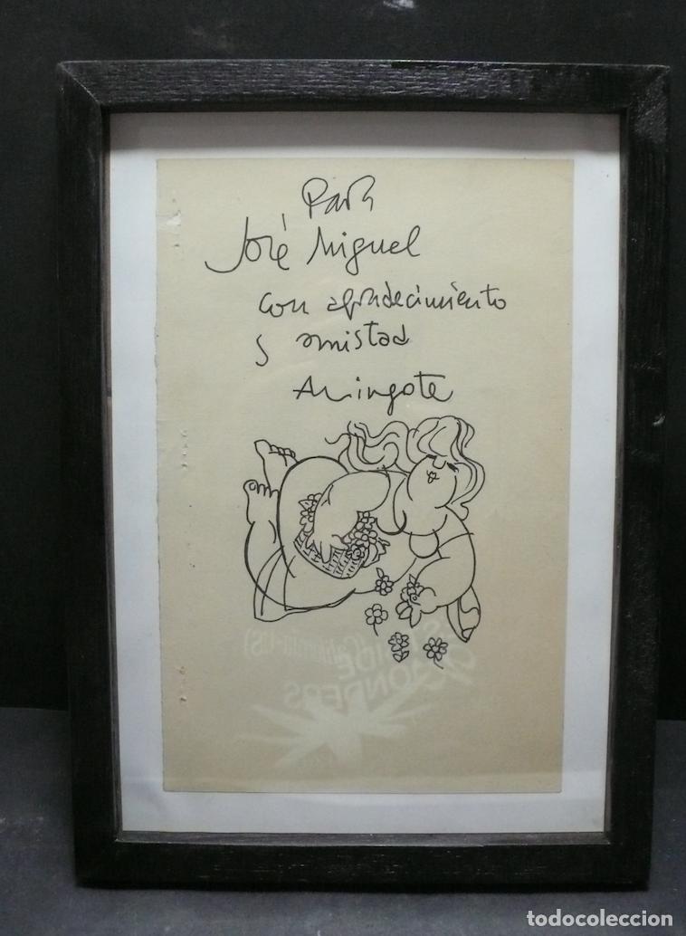 Arte: DIBUJO ORIGINAL TINTA - Foto 1