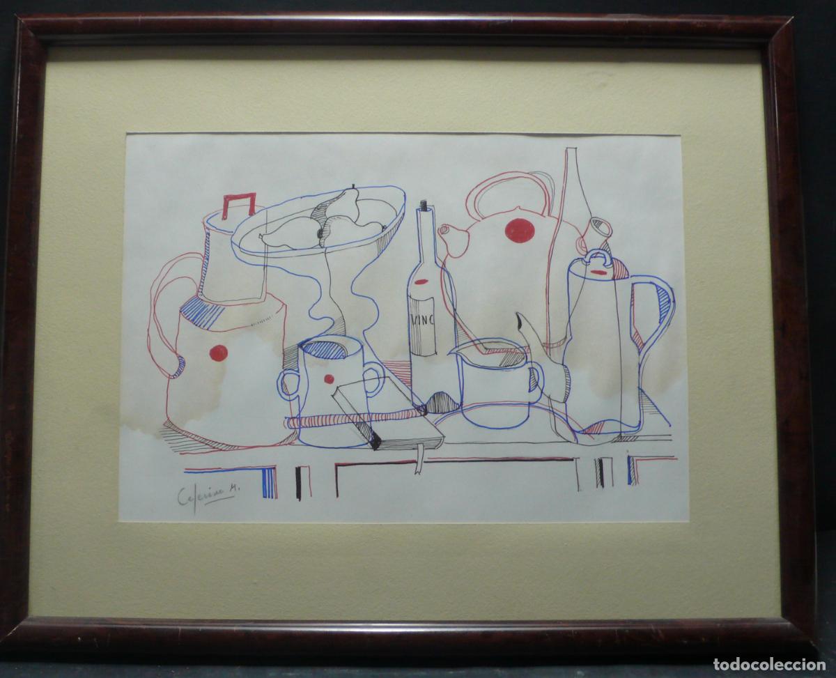 Arte: DIBUJO ORIGINAL TINTA - Foto 1