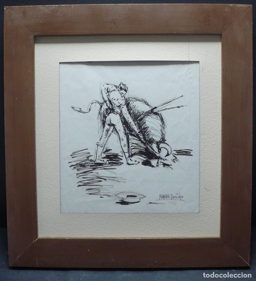 Arte: DIBUJO ORIGINAL TINTA - Foto 1