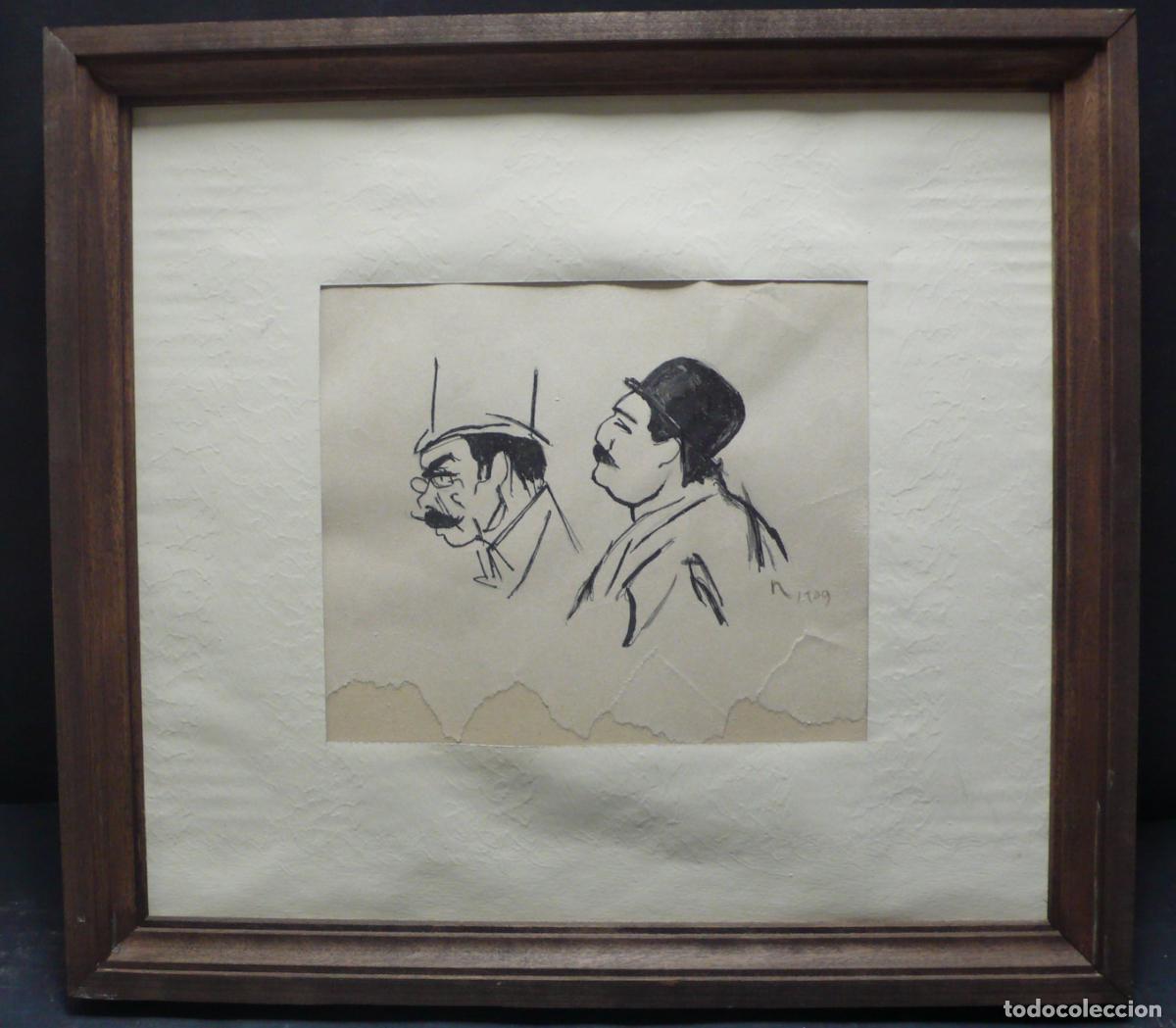 Arte: DIBUJO ORIGINAL TINTA - Foto 1