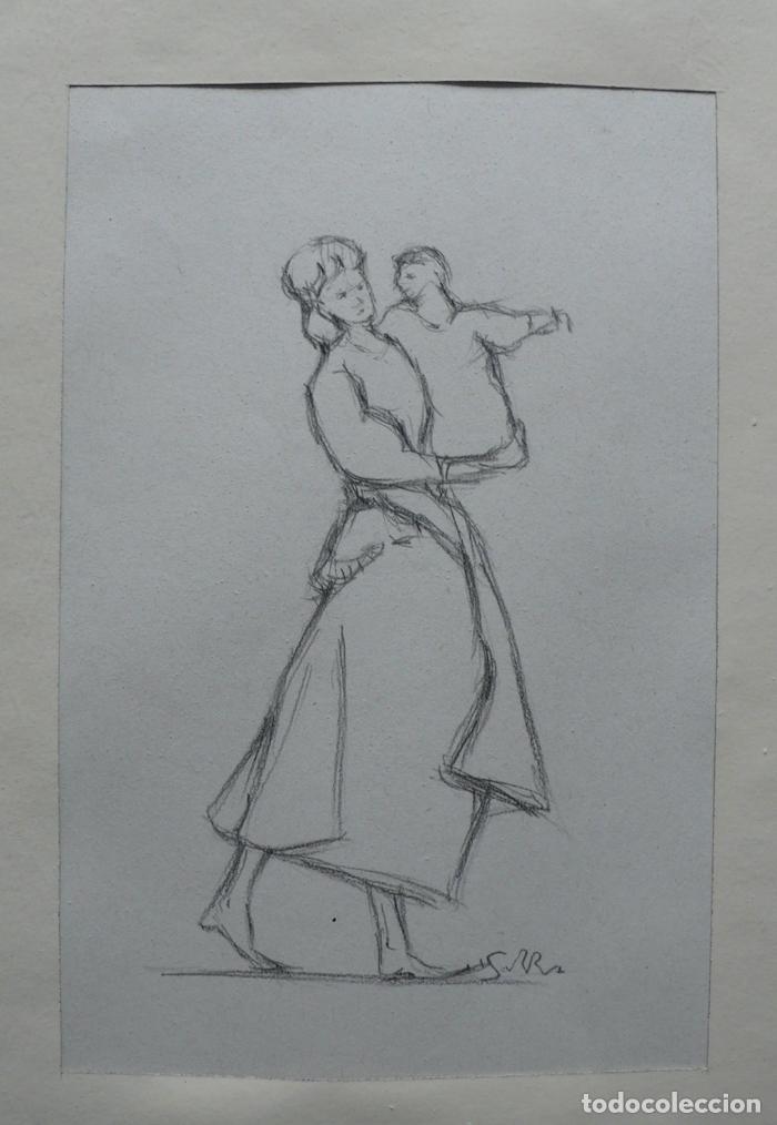 Arte: DIBUJO ORIGINAL A LAPICERO - Foto 2