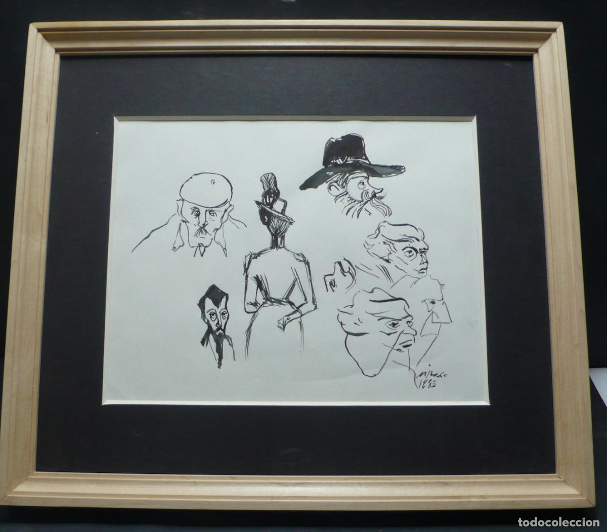 Arte: DIBUJO ORIGINAL TINTA - Foto 1