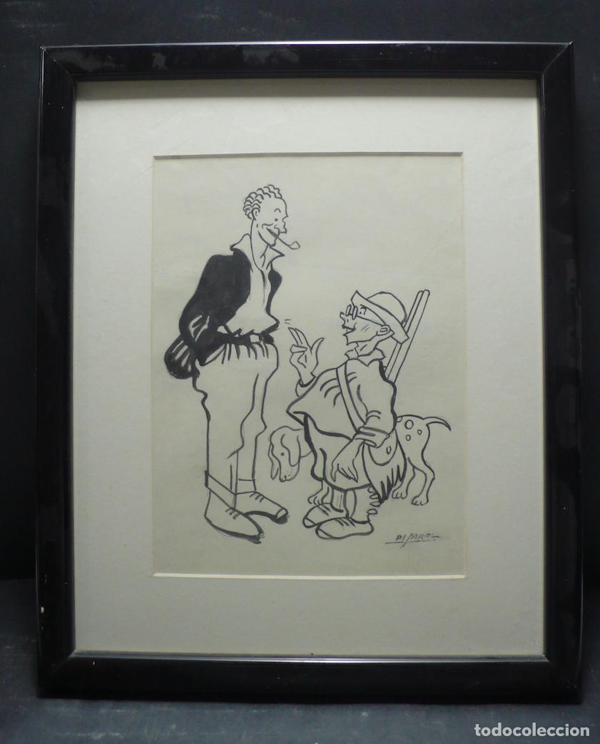 Arte: DIBUJO ORIGINAL TINTA - Foto 1