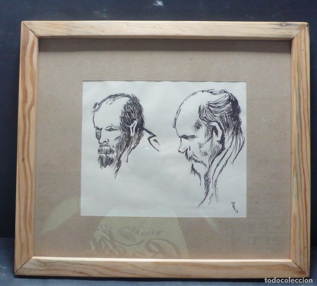 Arte: DIBUJO ORIGINAL TINTA - Foto 1